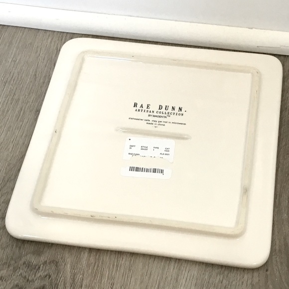 NEW Rae Dunn Ceramic HOT STUFF Plate - Picture 2 of 2